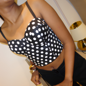 NOIR DOT CORSET